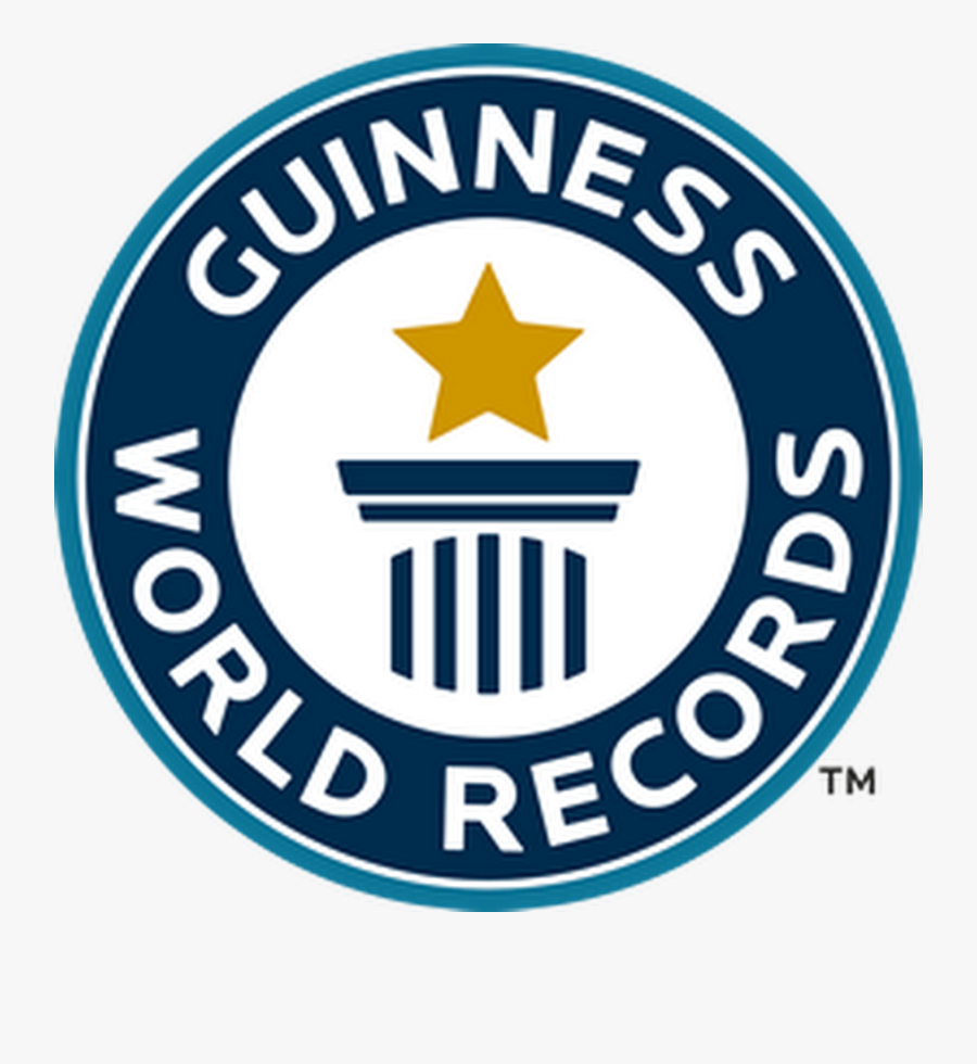 Guinness World Record Sign, Transparent Clipart