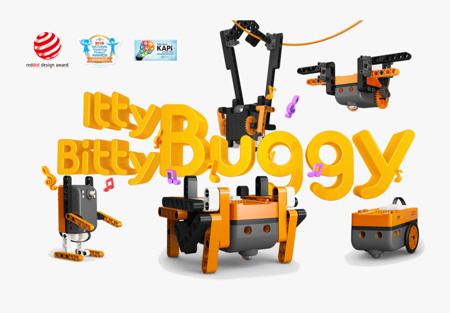 Itty Bitty Buggy Robot, Transparent Clipart