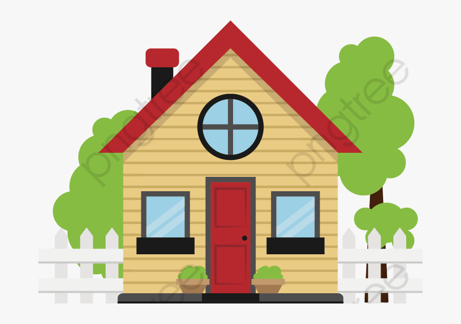 Transparent House Vector Png - House Illustration Png, Transparent Clipart