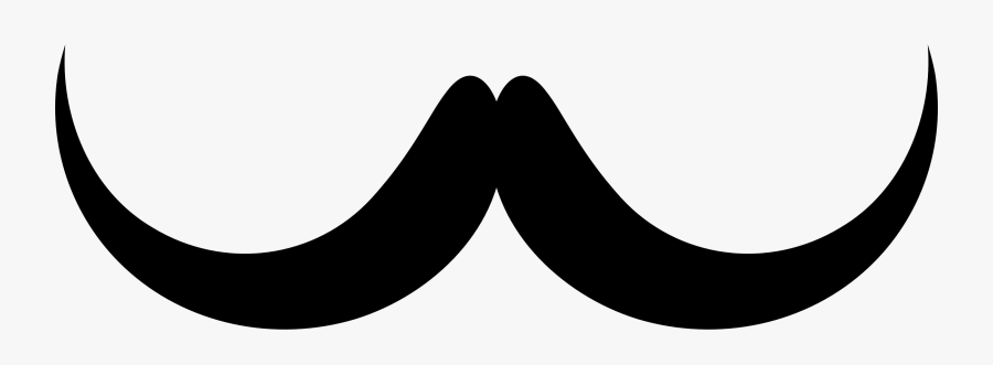 Mustache Silhouette - Bigode Vetor Png, Transparent Clipart