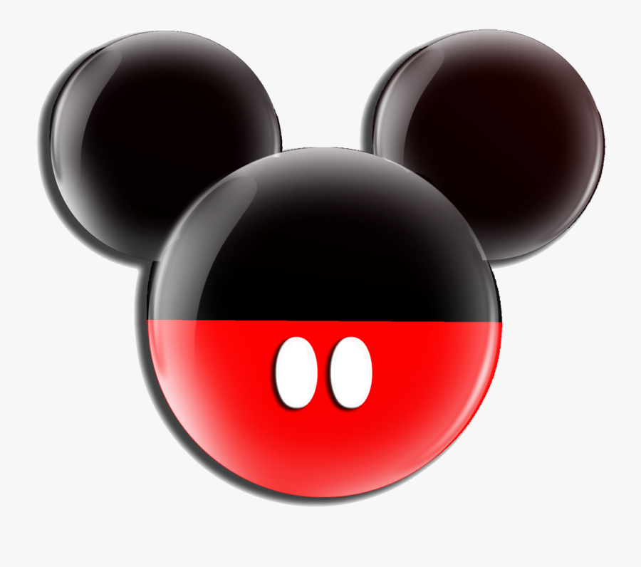 Minnie Mouse Ear Clip Art - Mickey Mouse Black And Red, Transparent Clipart