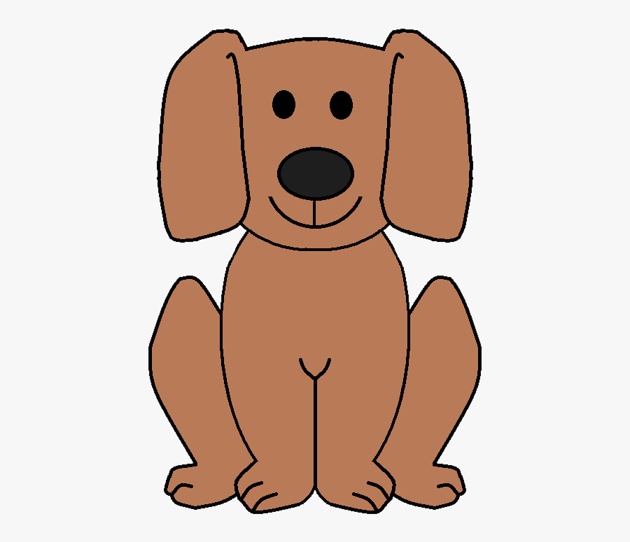 Dog - Clipart - Dog Front View Clipart, Transparent Clipart