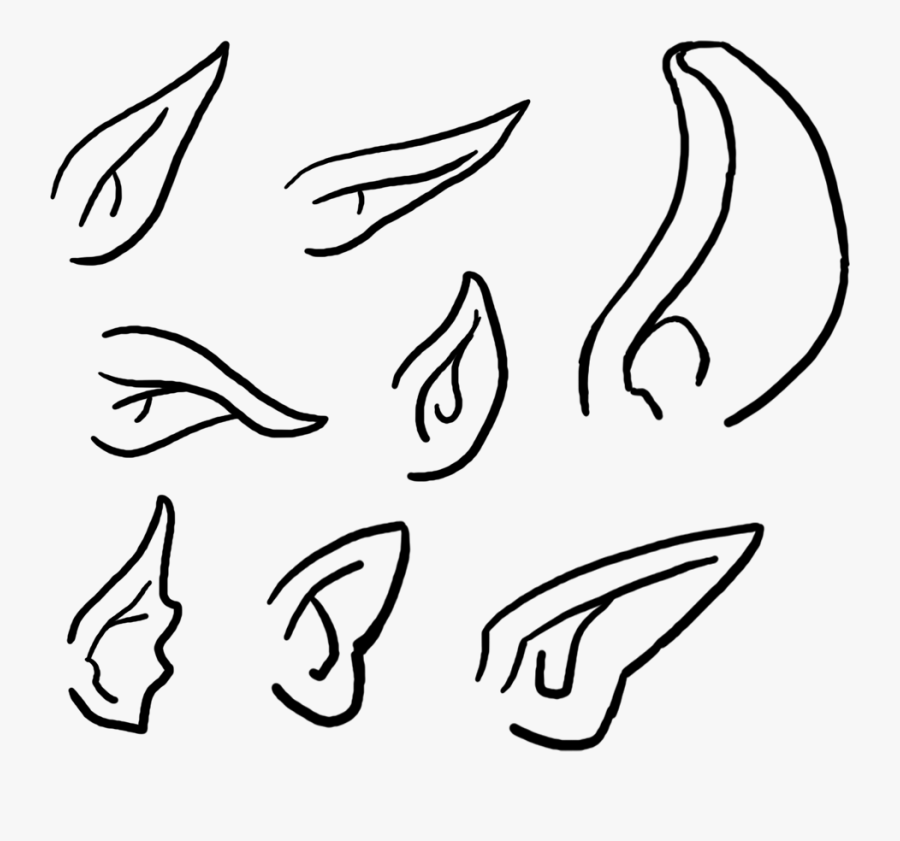 How To Draw Elf Ears Front View The result is slightly different just