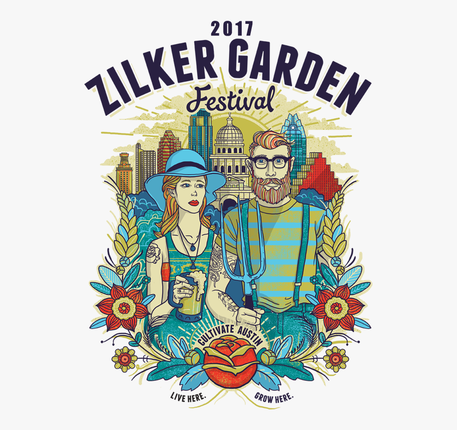 Zilker Garden Festival, Transparent Clipart