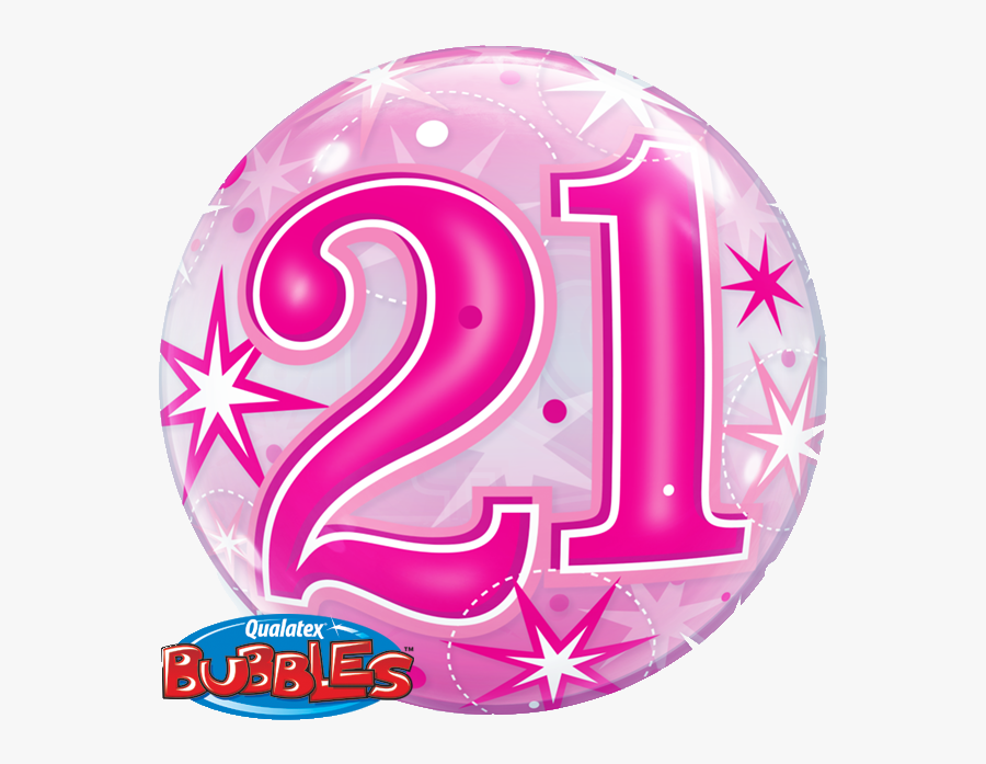 21 Bubble Balloon Clipart , Png Download - Balloon 21, Transparent Clipart