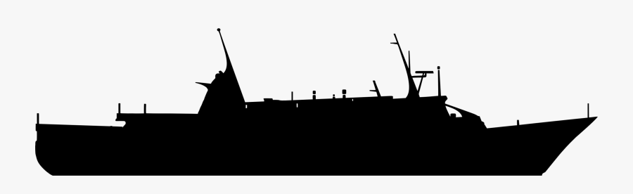Transparent Ship Silhouette, Transparent Clipart