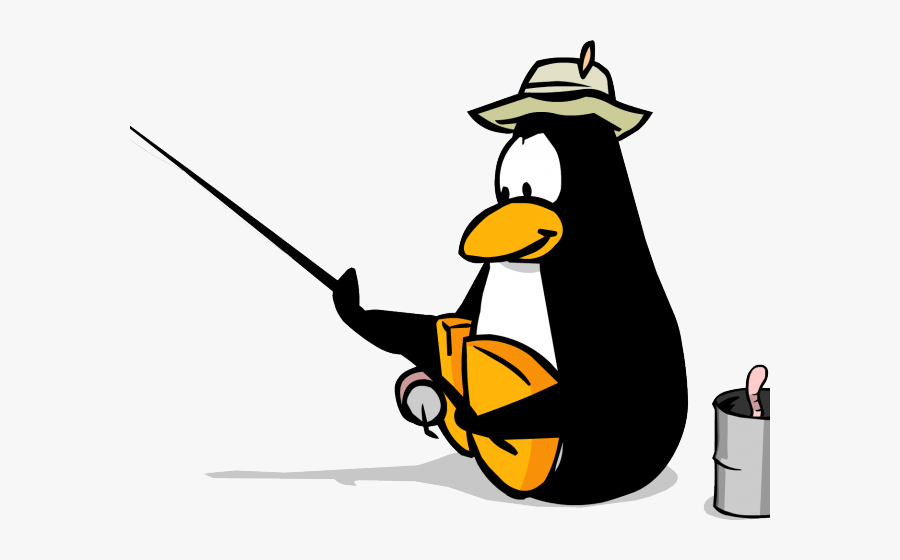 Ice Fishing Clipart - Club Penguin Fishing, Transparent Clipart