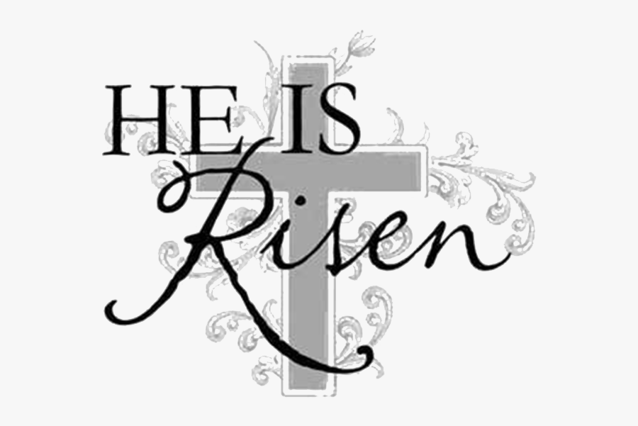 Easter Religious Clipart - Easter He Is Risen Clipart, Transparent Clipart