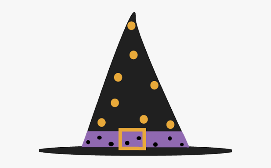 Transparent Witch Hat Clipart - Cute Halloween Witch Hat, Transparent Clipart