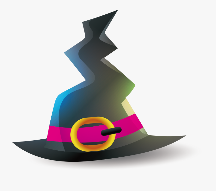 Black Witch Hat Png Download - Illustration, Transparent Clipart