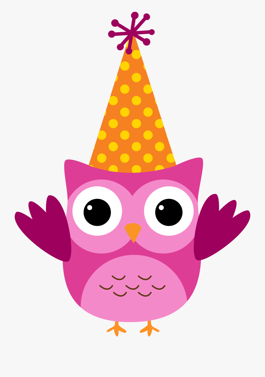 Photo By @daniellemoraesfalcao - Birthday Owl Clipart, Transparent Clipart