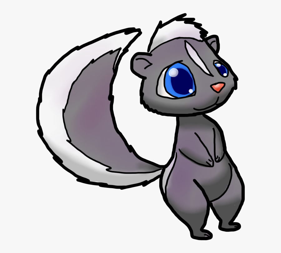 Skunk Clipart Emoji - Skunk Sticker Png, Transparent Clipart