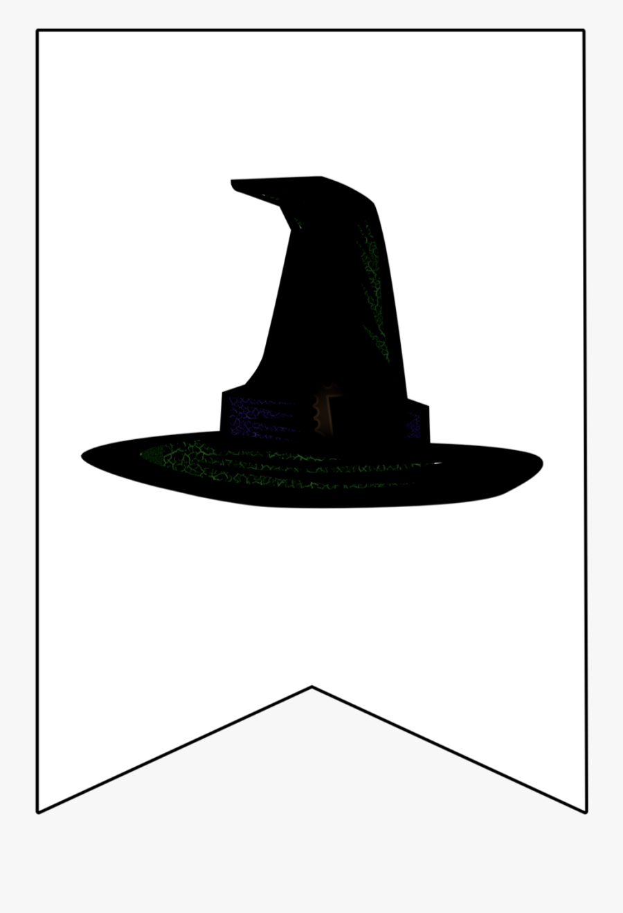 Pin By Daisy Di - Harry Potter Sorting Hat Template, Transparent Clipart