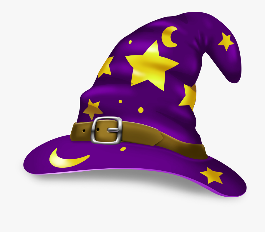 Purple Wizard Hat Png, Transparent Clipart