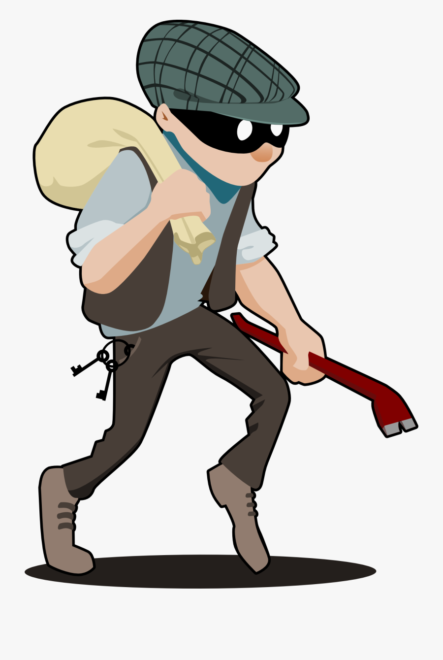 Car Key Stolen A Replacement Can Help - Burglar Png, Transparent Clipart