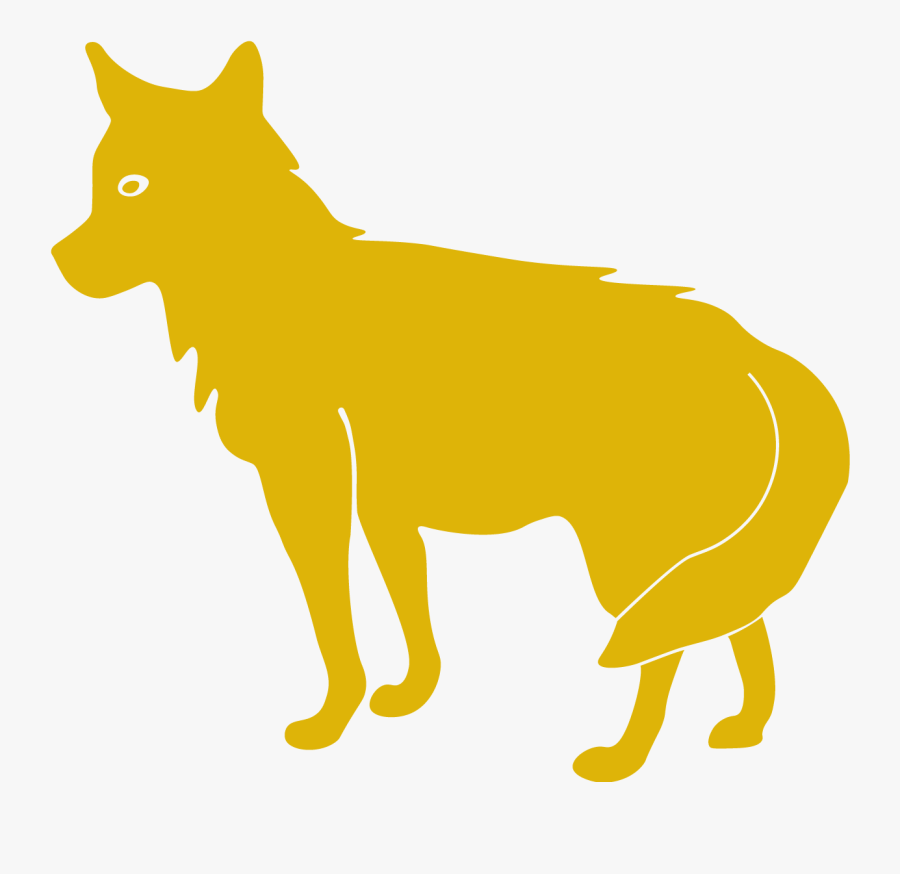 I Need Help With A Coyote - Coyote Silhouette, Transparent Clipart