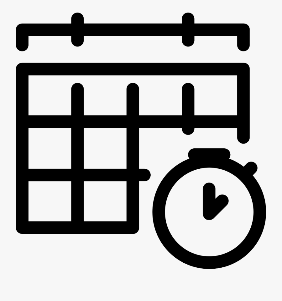 Schedule Icon Free Library More - Contact Sheet In Photoshop, Transparent Clipart