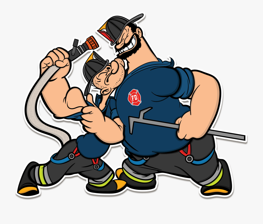 Fireman Clipart Accessories - Popeye The Sailor Fireman, Transparent Clipart