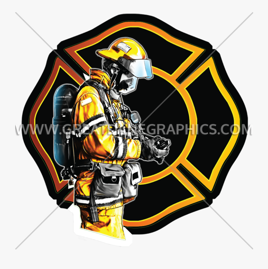 Firefighter Profile - Durham Fire Department Logo, Transparent Clipart