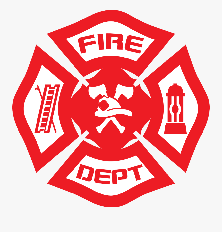 Clip Art Firemen Logos - Transparent Fire Department Logo, Transparent Clipart