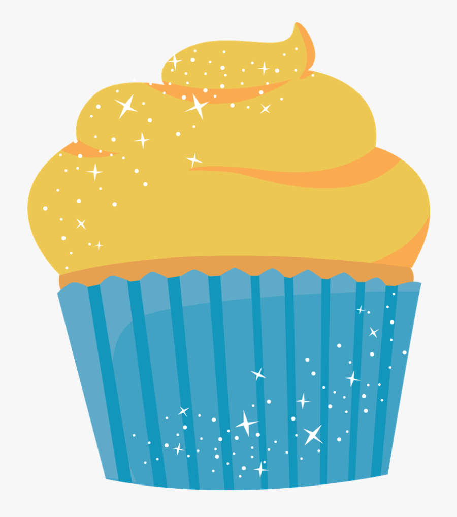 Luh Happy S Profile - Cupcake Clip Art Yellow, Transparent Clipart