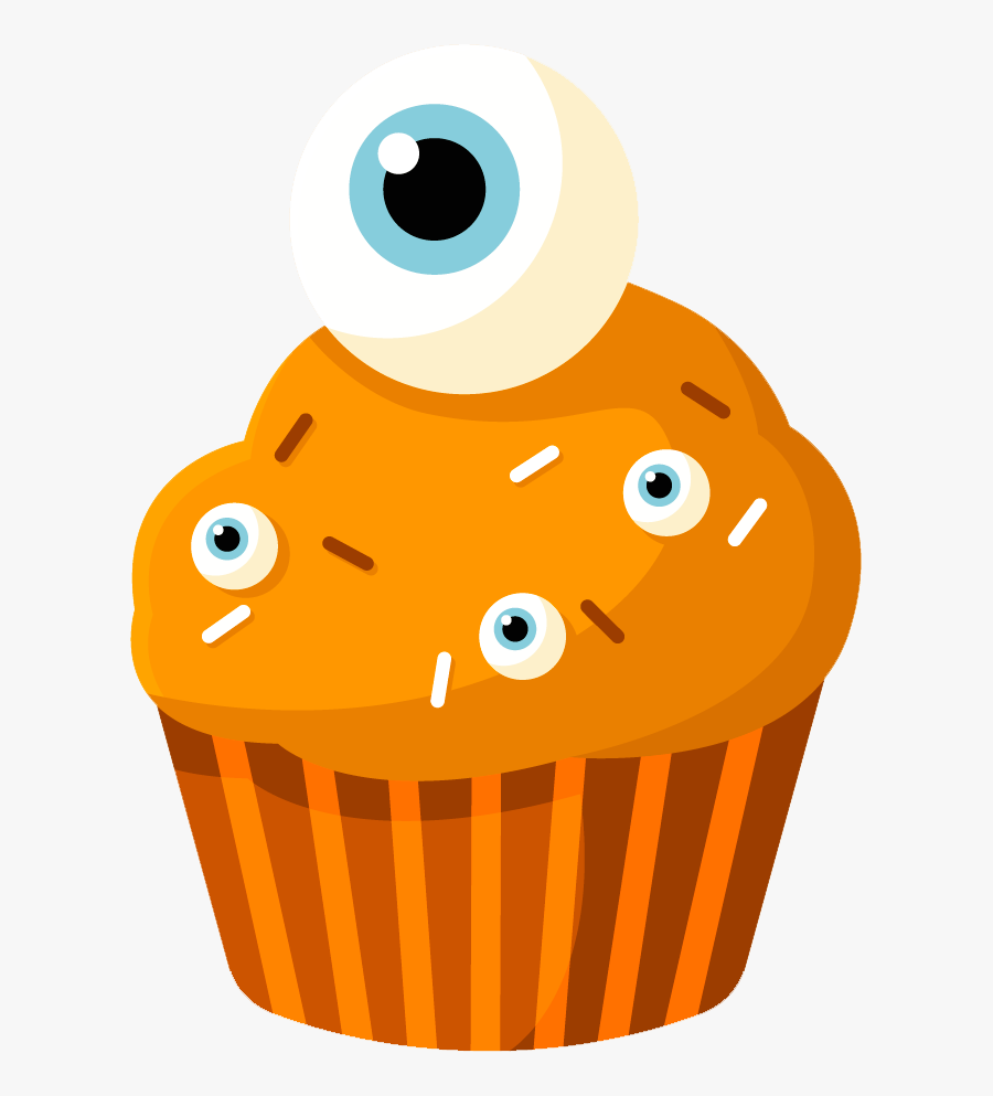 Image For Cupcakes Halloween 20 Clip Art - Halloween Cupcake Clipart, Transparent Clipart