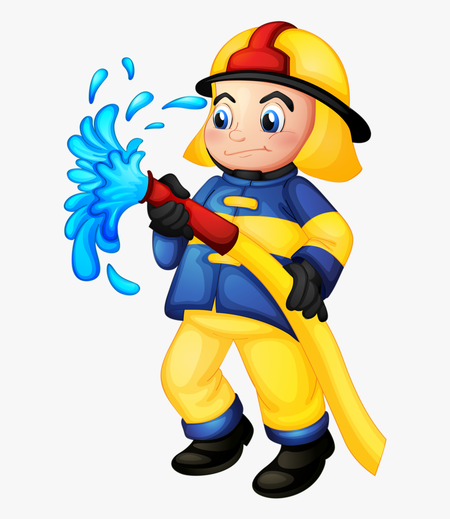 Transparent Fireman Clipart - Firemen Vector, Transparent Clipart