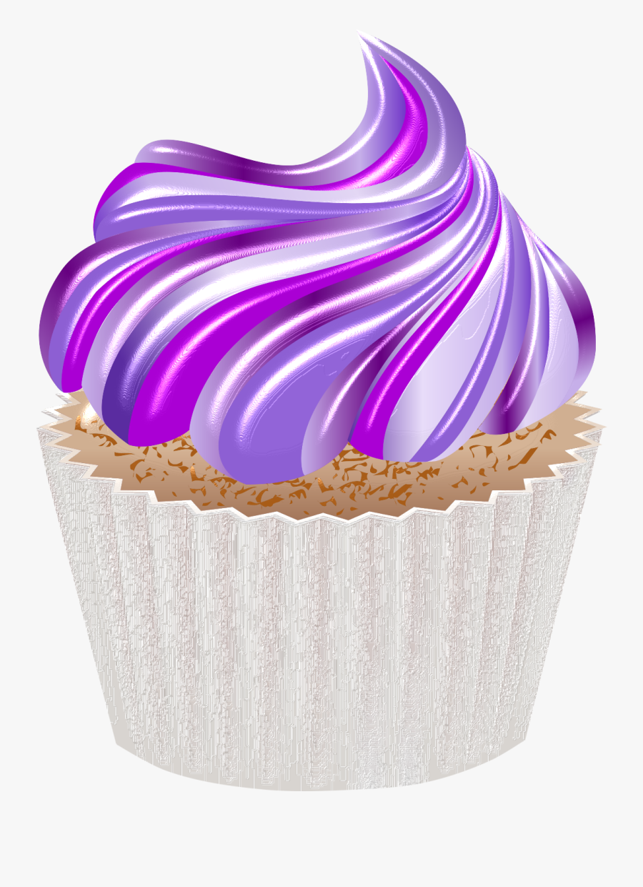 Clip Art Pictures - Purple Cupcake Transparent Background , Free