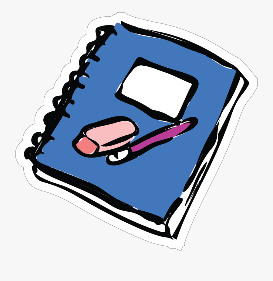 Teacher Education Car Stickers - Notebook Clip Art, Transparent Clipart