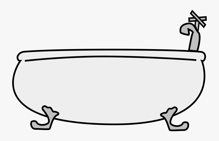 Bathtub 2 - Bathtub Clip Art, Transparent Clipart