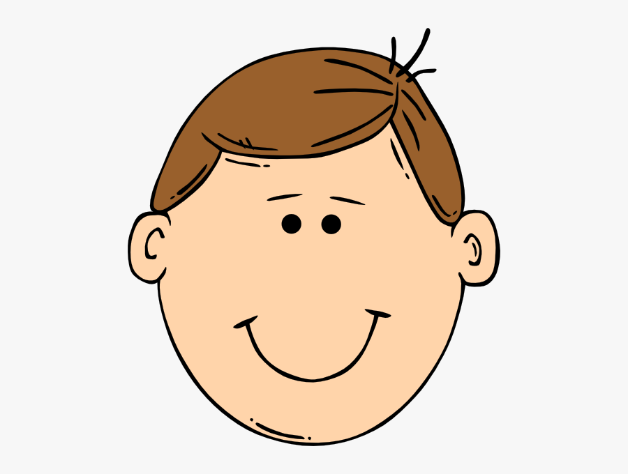 Boy Clip Art At - Black And White Clipart Face, Transparent Clipart