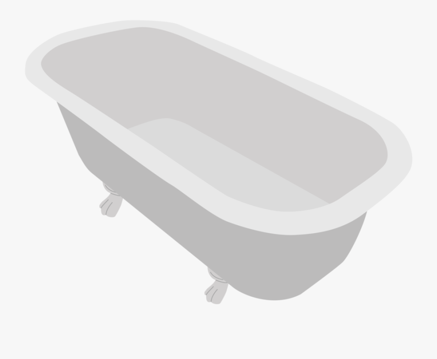 Clipart Dog Bath Tub - Vector Bathtub, Transparent Clipart