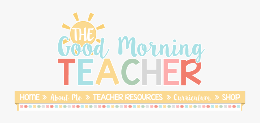The Good Teacher - Good Morning Teacher Logo, Transparent Clipart