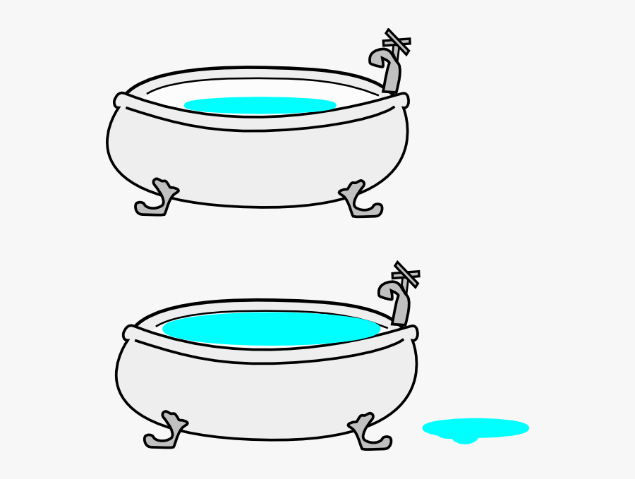 Bathtub Clipart, Transparent Clipart