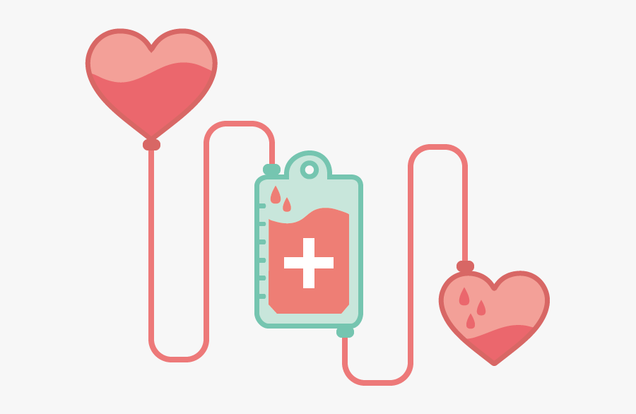 Love Transfusion Donation Vector Blood Donor World - Transparent Blood Donate Png, Transparent Clipart