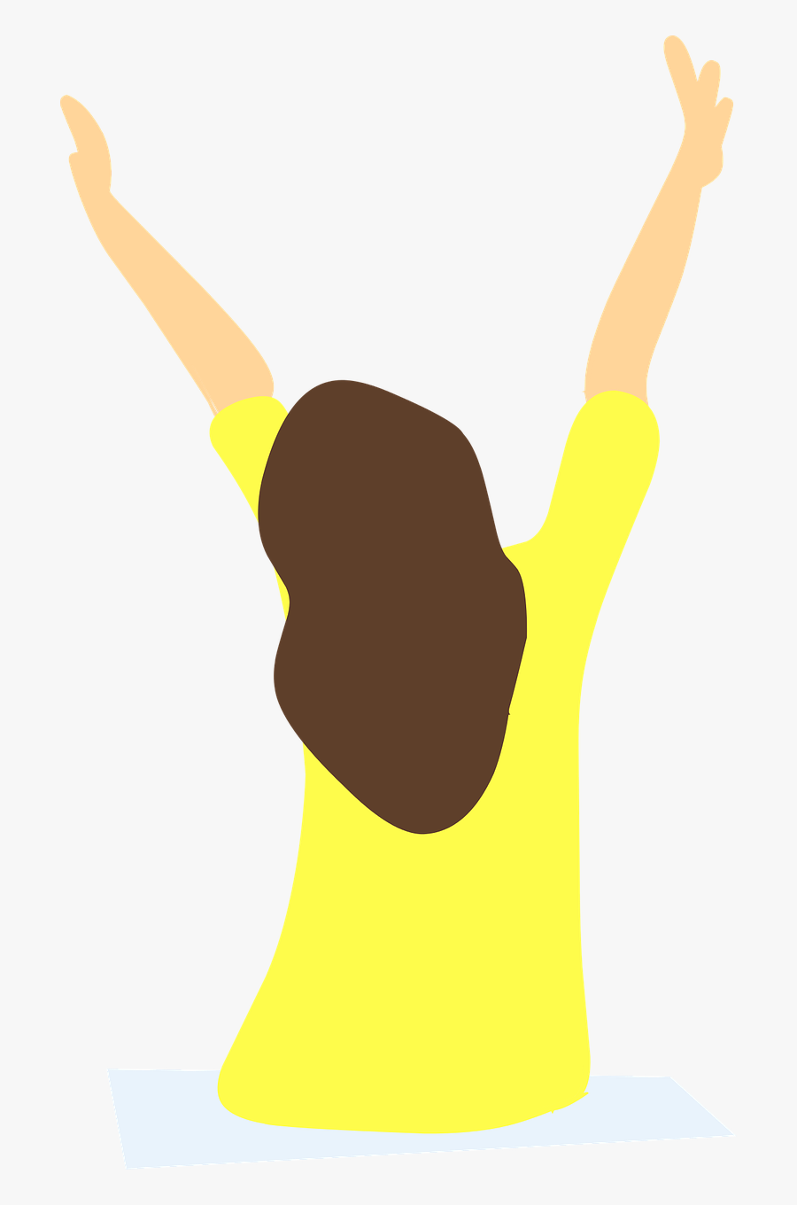 Woman Waking Up Png, Transparent Clipart