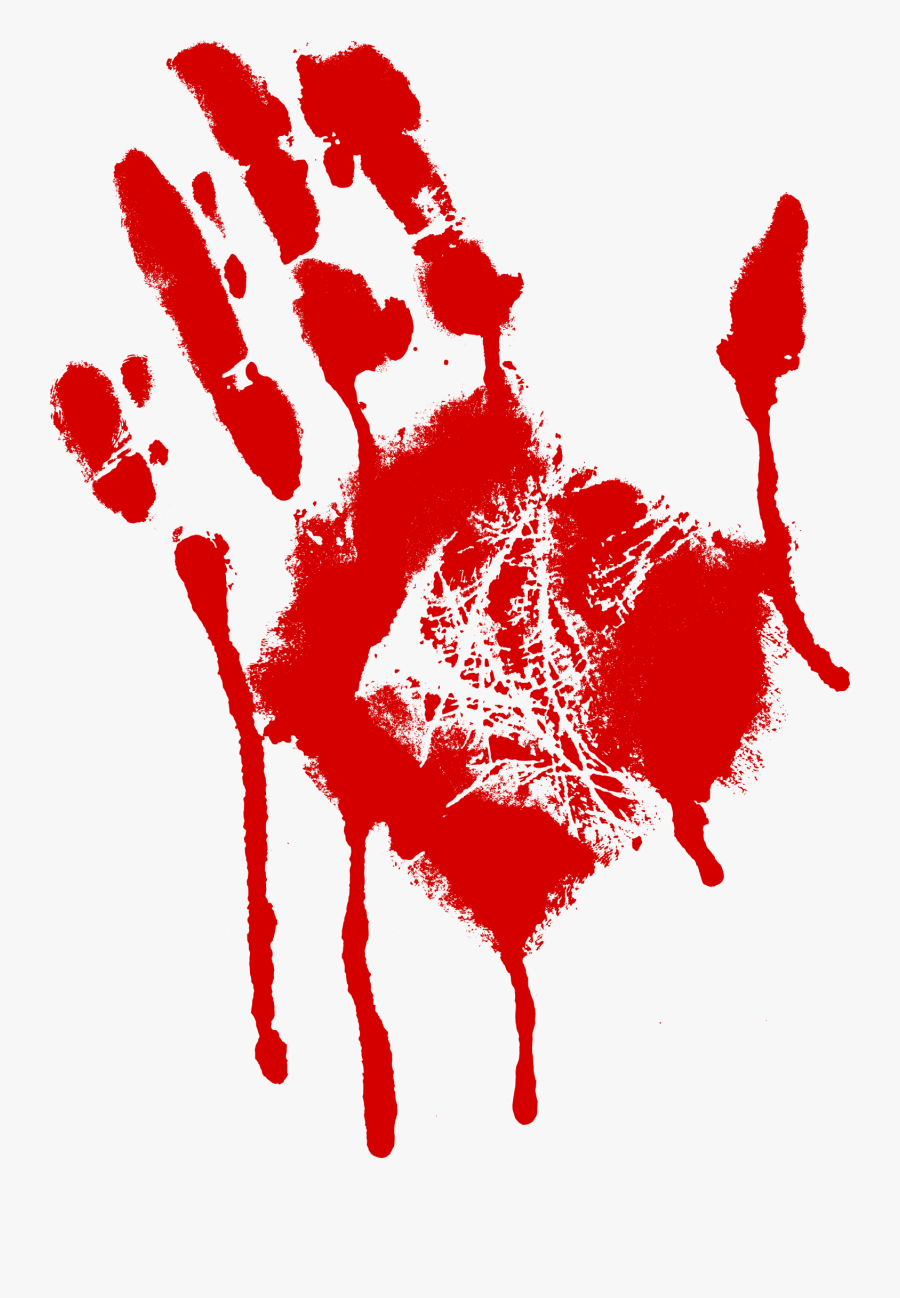 Blood Handprint Png Bloody Handprint Png , Free Transparent Clipart