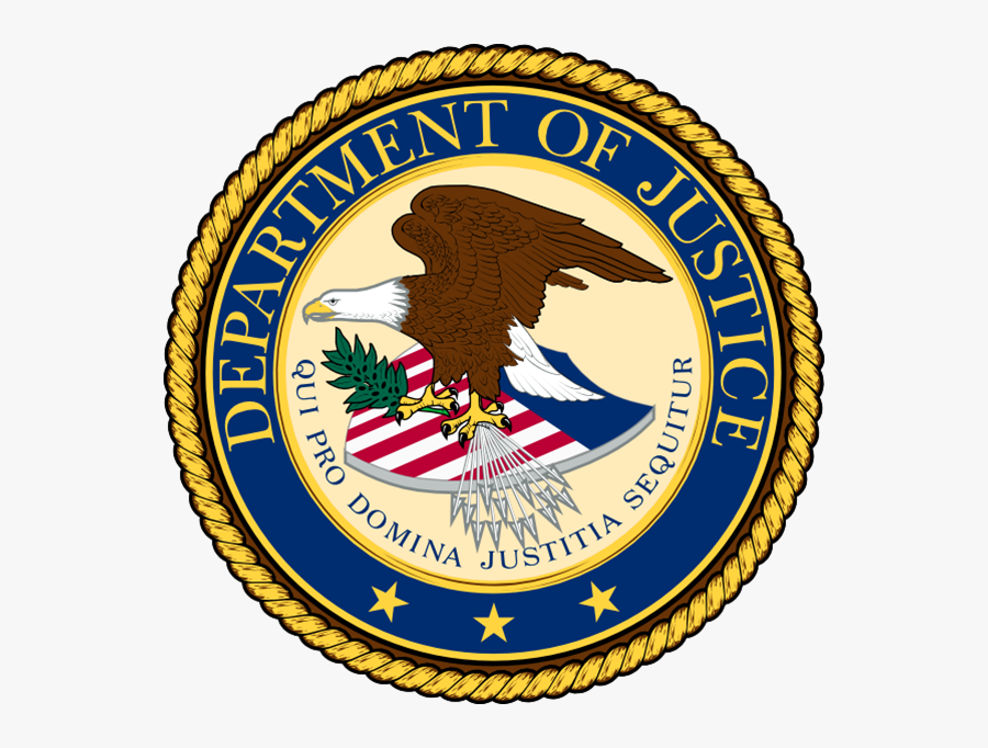 Us Department Of Justice Seal Svg Clip Arts - Us Department Of Justice Logo, Transparent Clipart