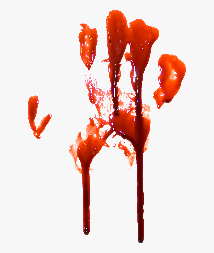 Png Clipart Blood Drip Collection - Bloody Hand Print Transparent Background, Transparent Clipart