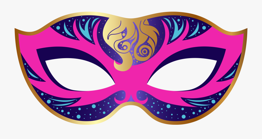 Carnival Mask Clipart - Mask Clipart Png, Transparent Clipart