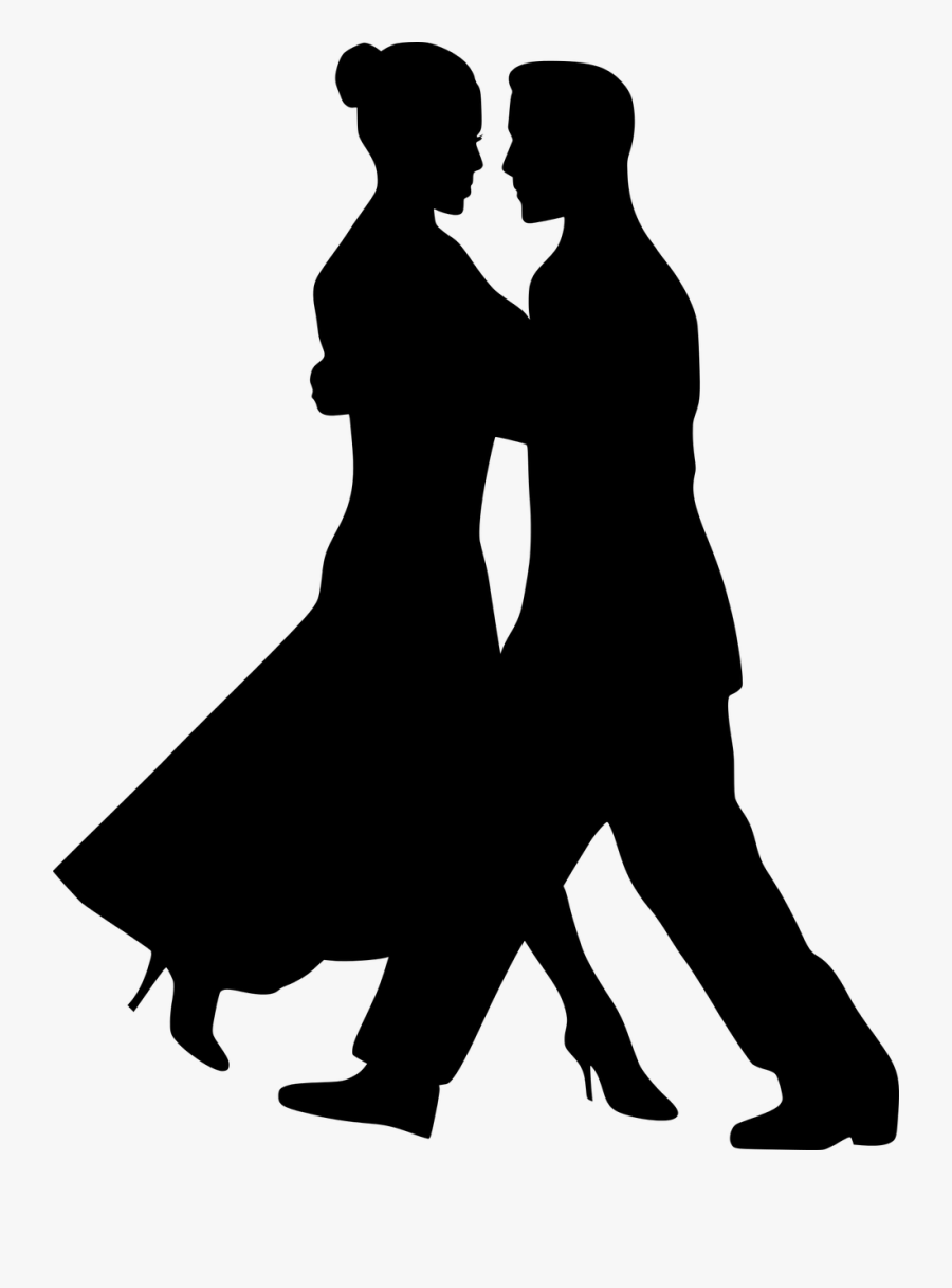 Dance Vector Graphics Clip Art Ballet - Drawing Of Dancing Couple, Transparent Clipart