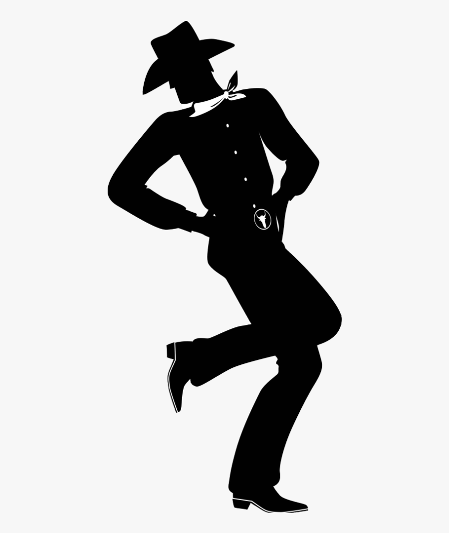Silhouette Cowboy Prom Clip Art Png Transparent Png - Dancing Cowgirl ...