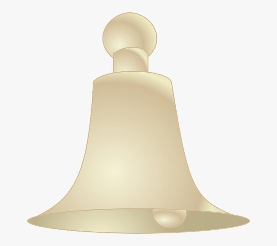 Bell, Church Bell, Ringing, Golden, Christmas, Xmas - Lampshade, Transparent Clipart