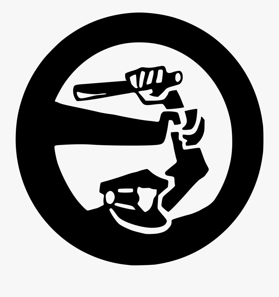 Violence - Clipart - Symbol Against Police Brutality , Free Transparent ...