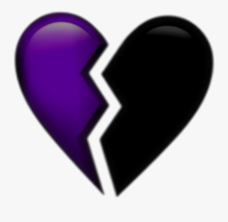 Transparent Shattered Heart Clipart - Pink Broken Heart Emoji, Transparent Clipart