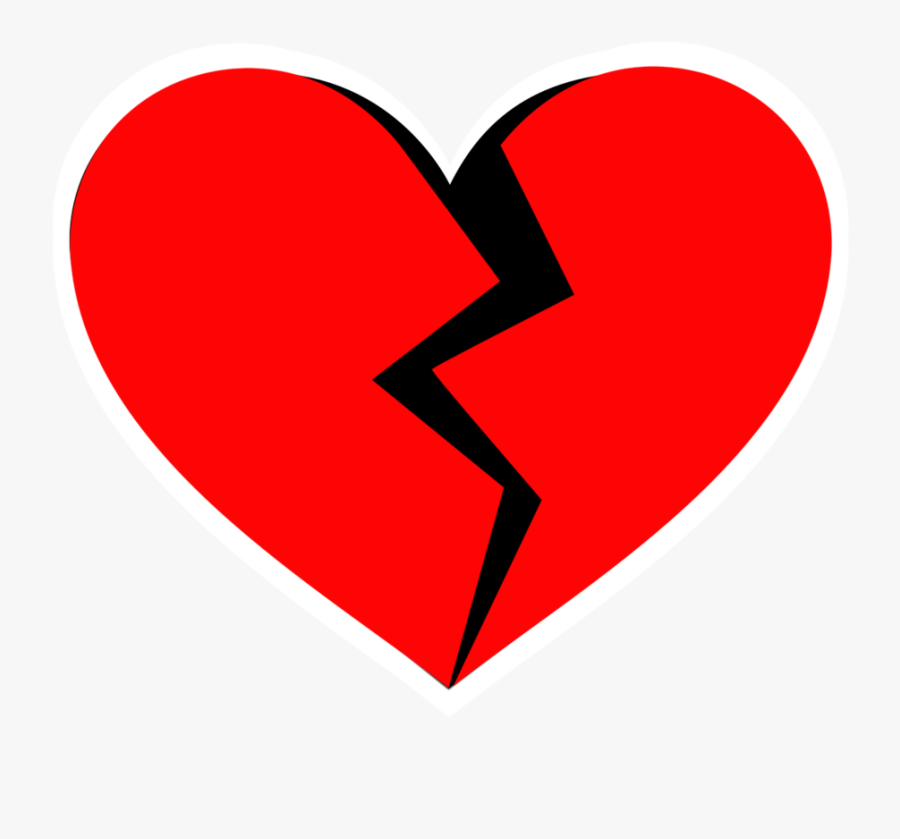 Broken Heart Clipart Small - Heart Shape Transparent Background , Free ...