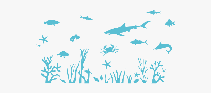 Nursery Wall Decals Ocean, Transparent Clipart