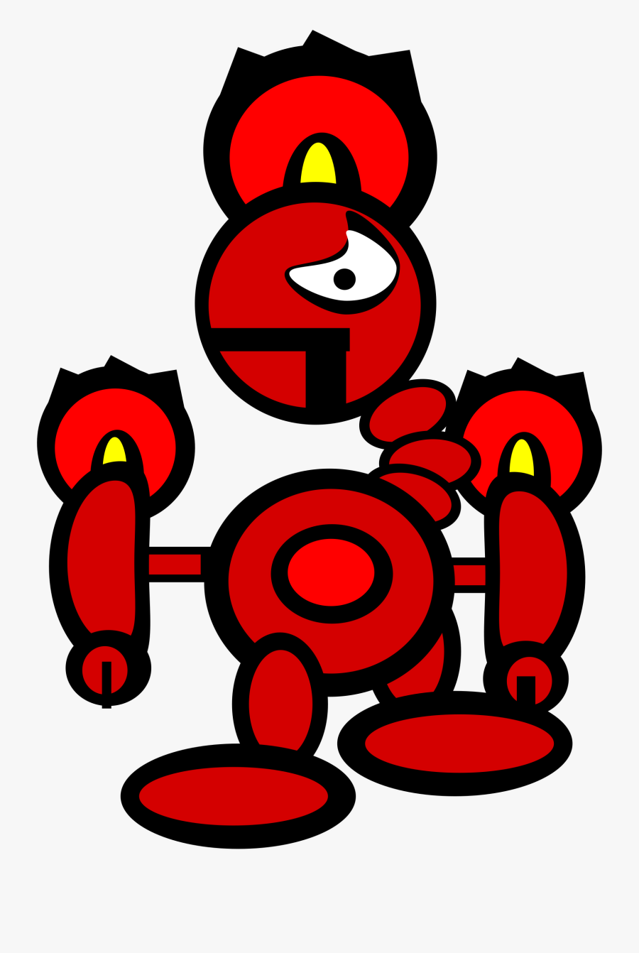 Fire Robot Svg Clip Arts - Clip Art, Transparent Clipart