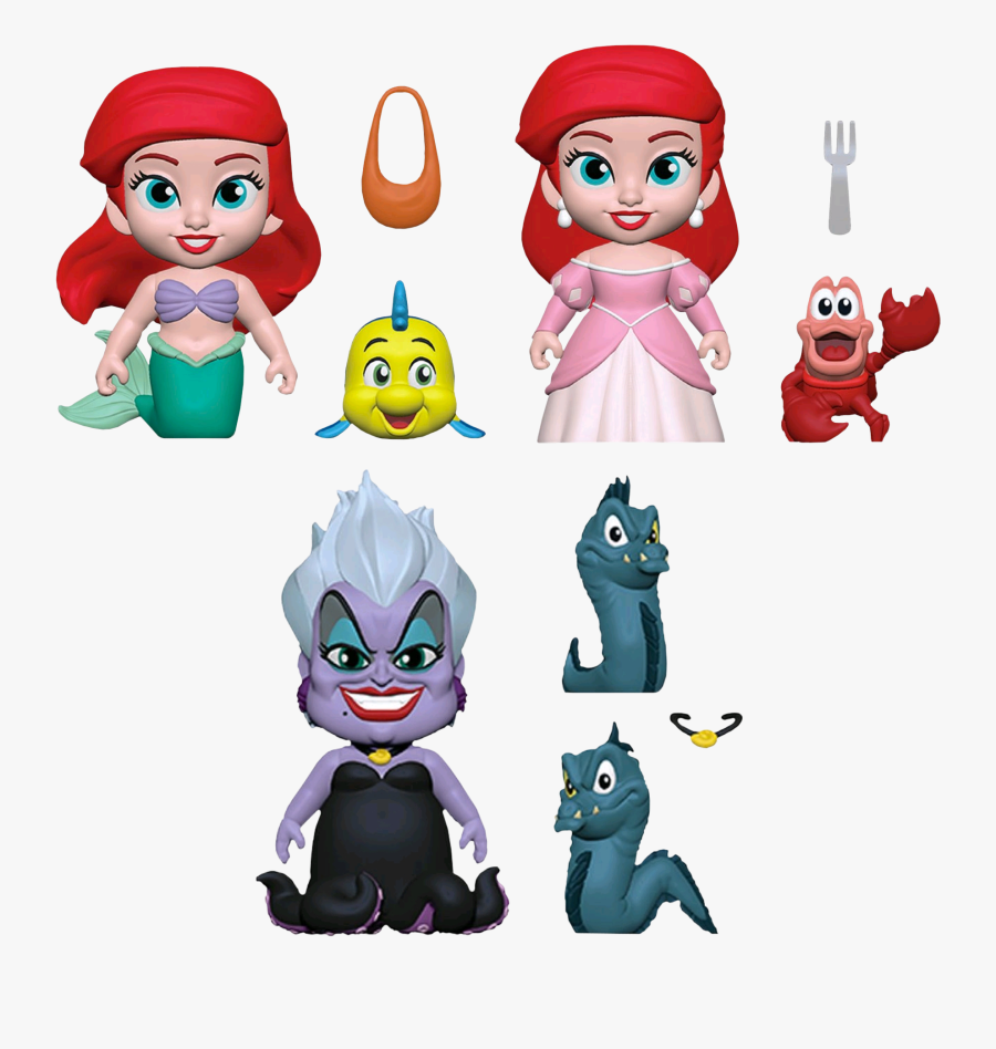 Little Mermaid Pop Funko, Transparent Clipart