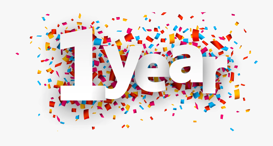 1 Year Anniversary Transparent, Transparent Clipart